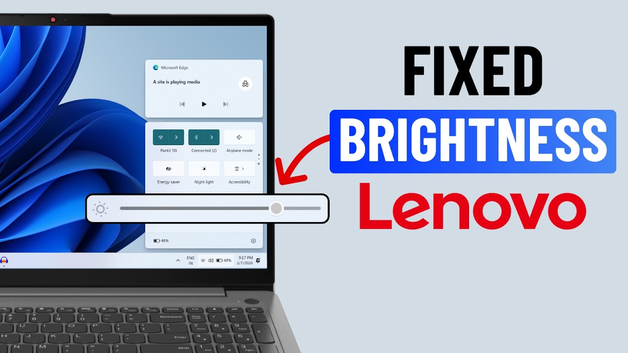 Fix Lenovo Laptop Brightness Not Working in Windows 11