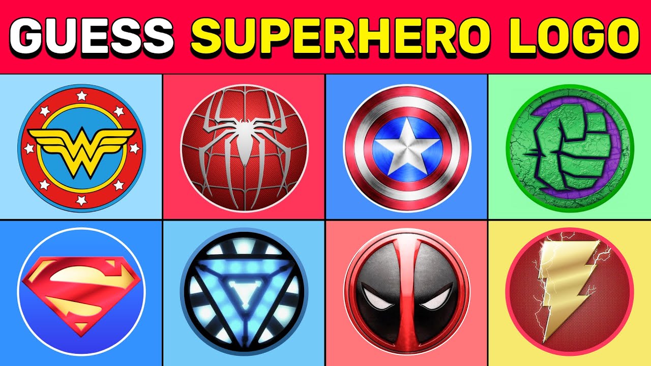 Guess ALL the Superheroes by Logo | Superhero Quiz