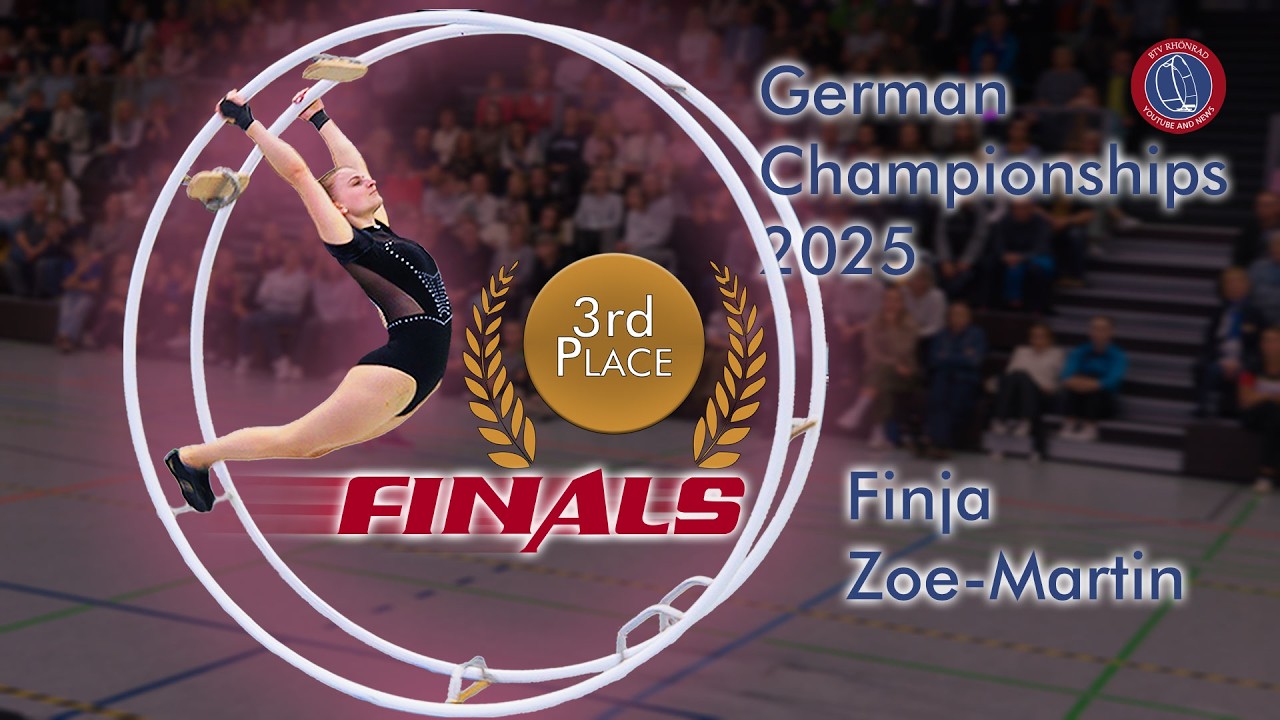 Finja Zoe Martin  3rd Place in Women's Straight Line – German Gymwheel Finals 2025
