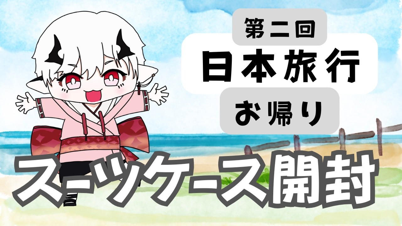 【旅出ハクゾウ】12日旅行行った後のスーツケース見せます！