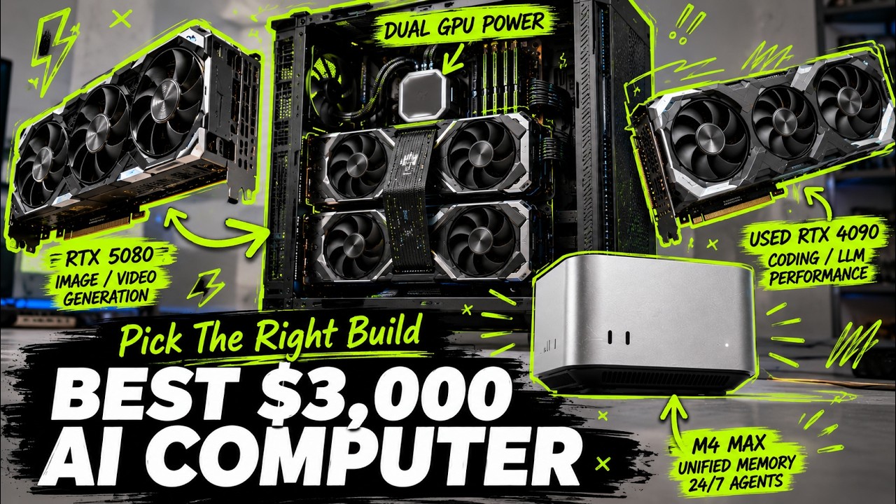 Best $3,000 Local AI Workstation: RTX 5080 vs RTX 4090 vs Mac Studio for Local AI
