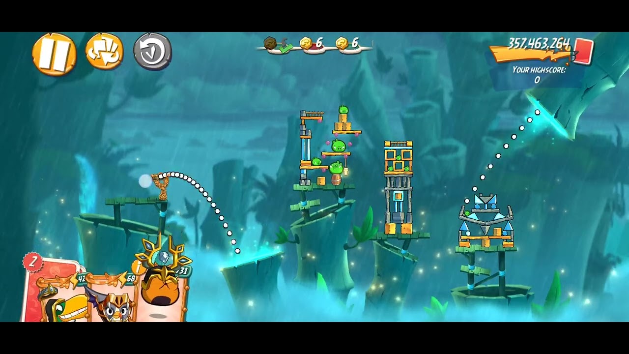 Angry Birds 2 Mighty Eagle Boot Camp with no extra birds 1/22/26 Cleared 10 Rooms  Good luck 👍 