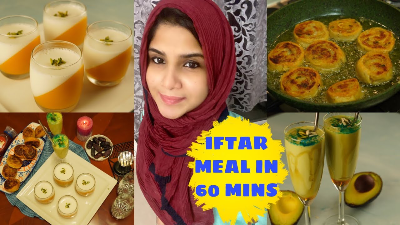 Ramadan Vlog ~ Quick Iftar Meal in 60 Mins |Easy Iftar Meal Preparation| Layered Chinagrass Pudding