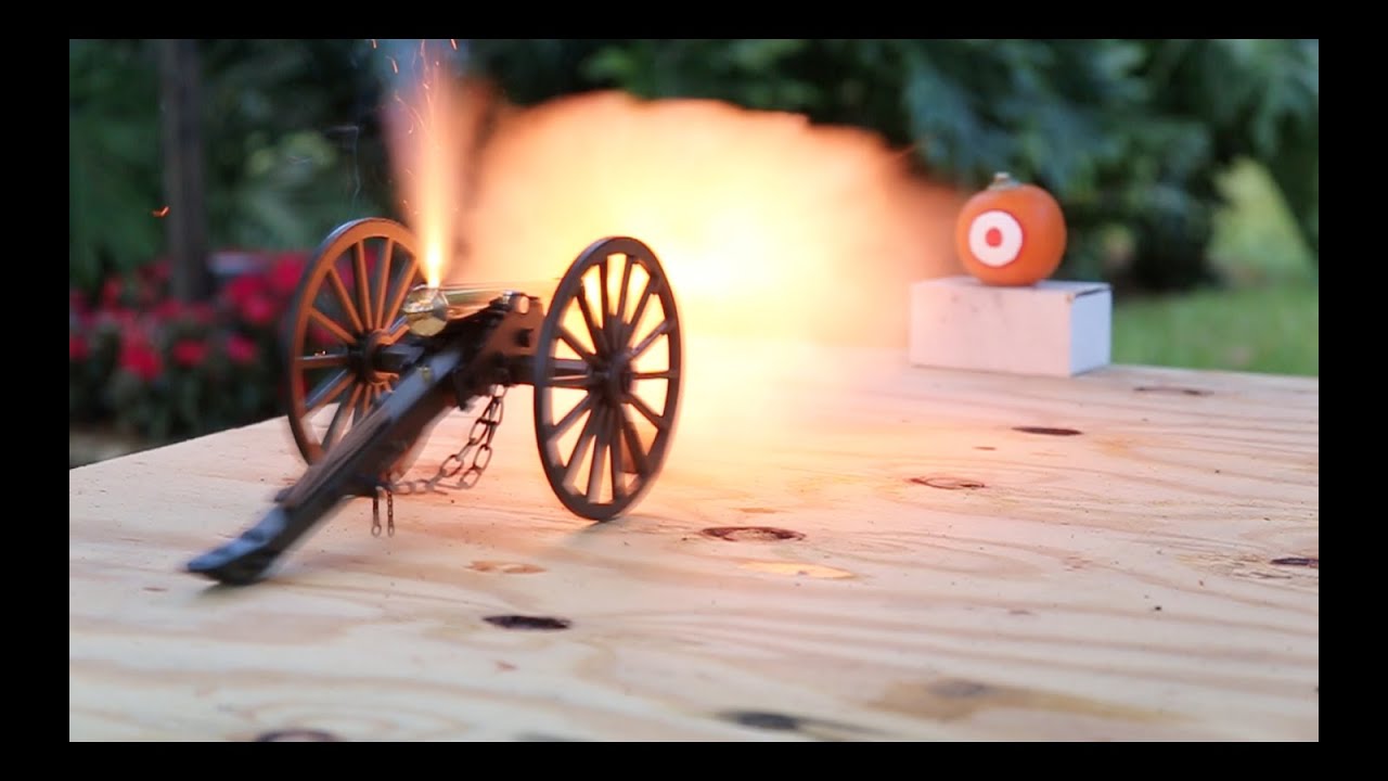 Mini Cannon Pumpkin Shoot