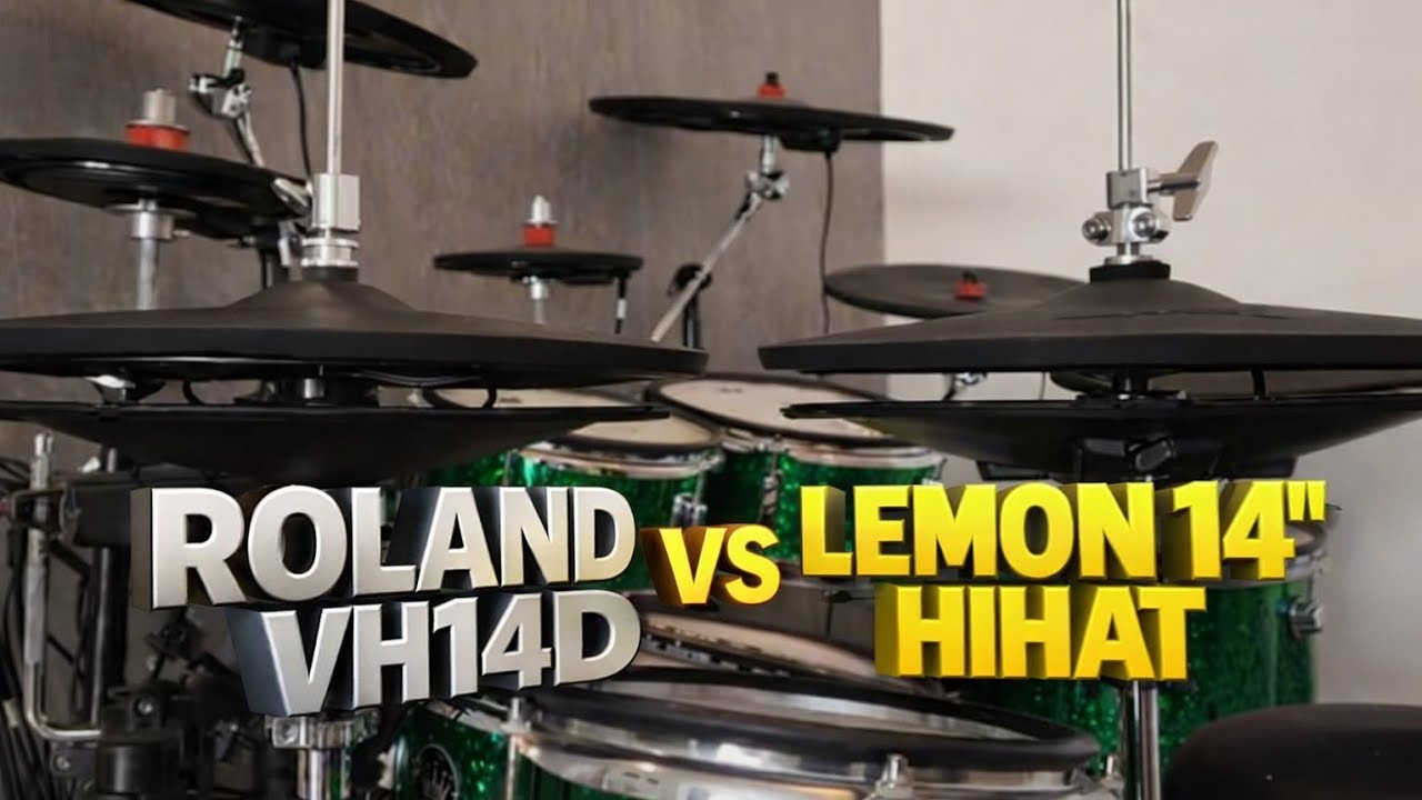 HIHAT ROLAND VH-14D vs LEMON VH-14 - DEMO