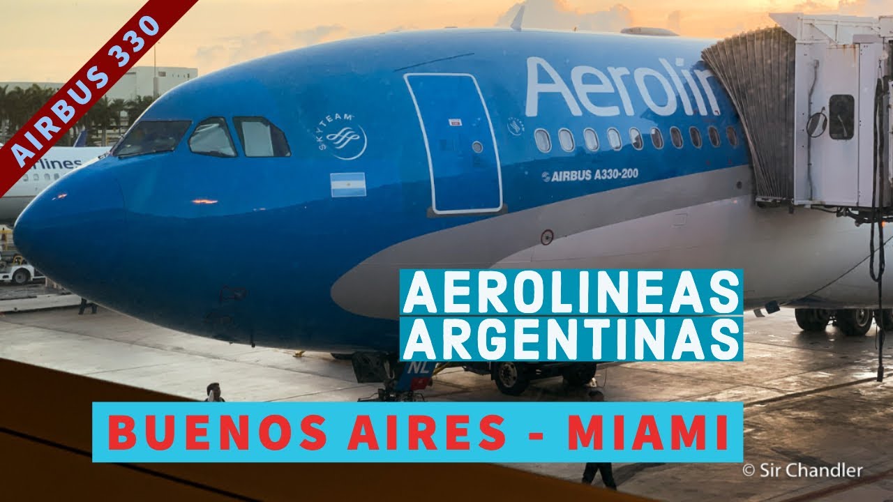 AR1302 Buenos Aires Miami - Aerolineas Argentinas - Airbus 330 - Economy