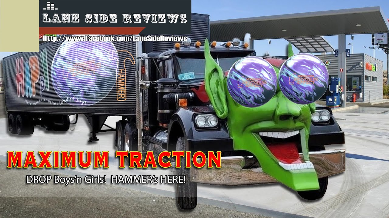 Hammer puts TRACTION into OVERDRIVE!  The new @Hammer Bowling MAXIMUM EFFECT!
