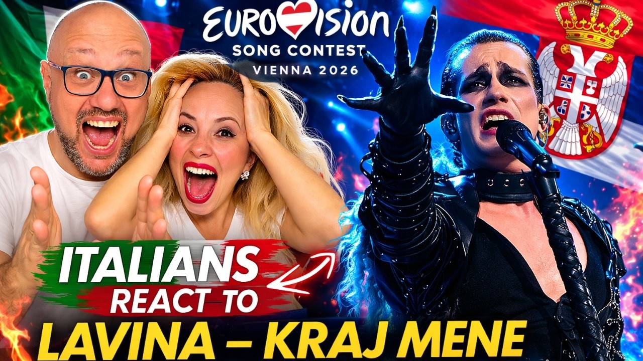 🇷🇸 Italijani reaguju na LAVINA – Kraj Mene | Evrovizija 2026