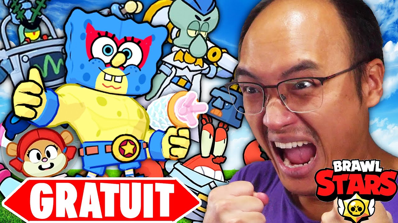 J'AI ENFIN OBTENU TOUS CES SKINS DE BOB L'ÉPONGE ''GRATUITEMENT'' SUR BRAWL STARS !