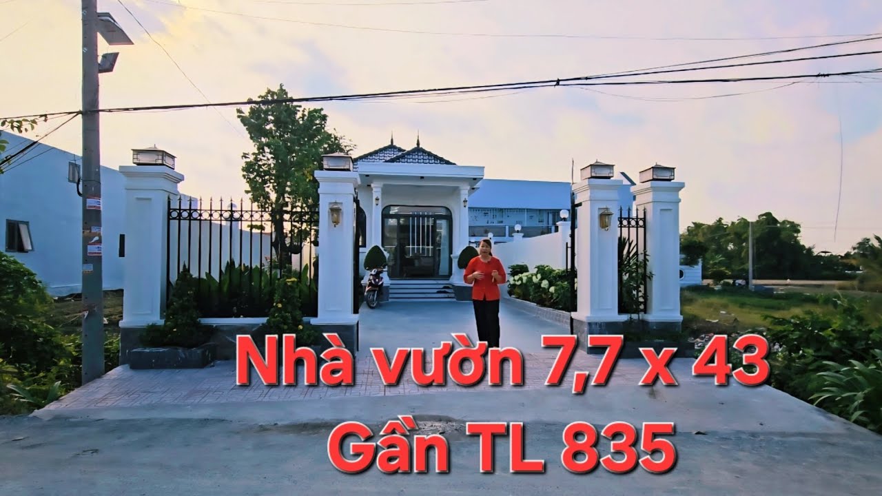 Siêu phẩm nhà vườn 7,7×43 – Gần TL 835 – Đẹp như biệt thự! Sổ hồng riêng 