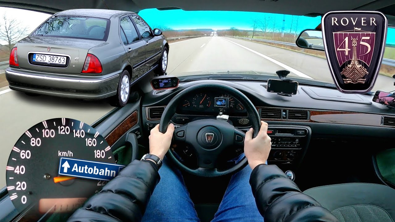 2000 Rover 45 1.6 (109 KM) | V-MAX. Prezentacja i PRÓBA AUTOSTRADOWA. Autobahn.