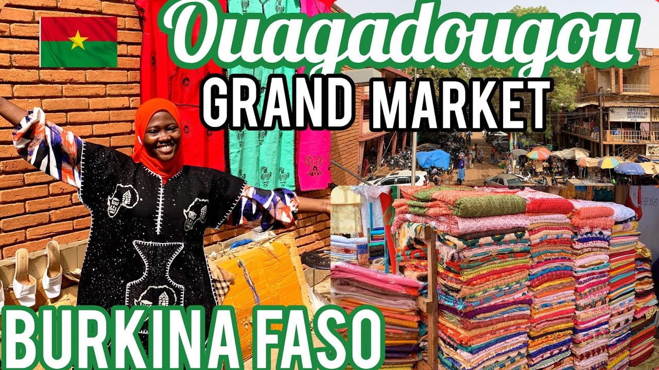 Inside BURKINA FASO'S BIGGEST MARKET In Ouagadougou//Ghanaian Exploring Burkina Faso