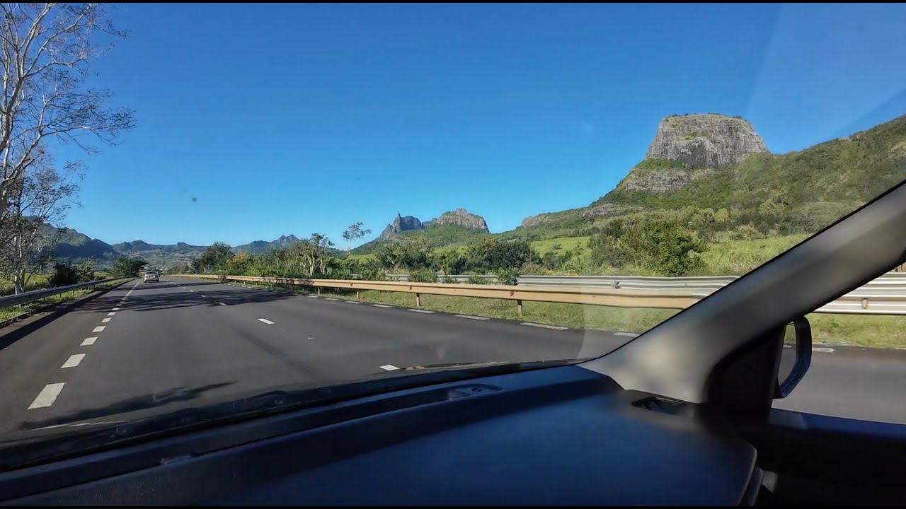 Les routes sur l'île Maurice