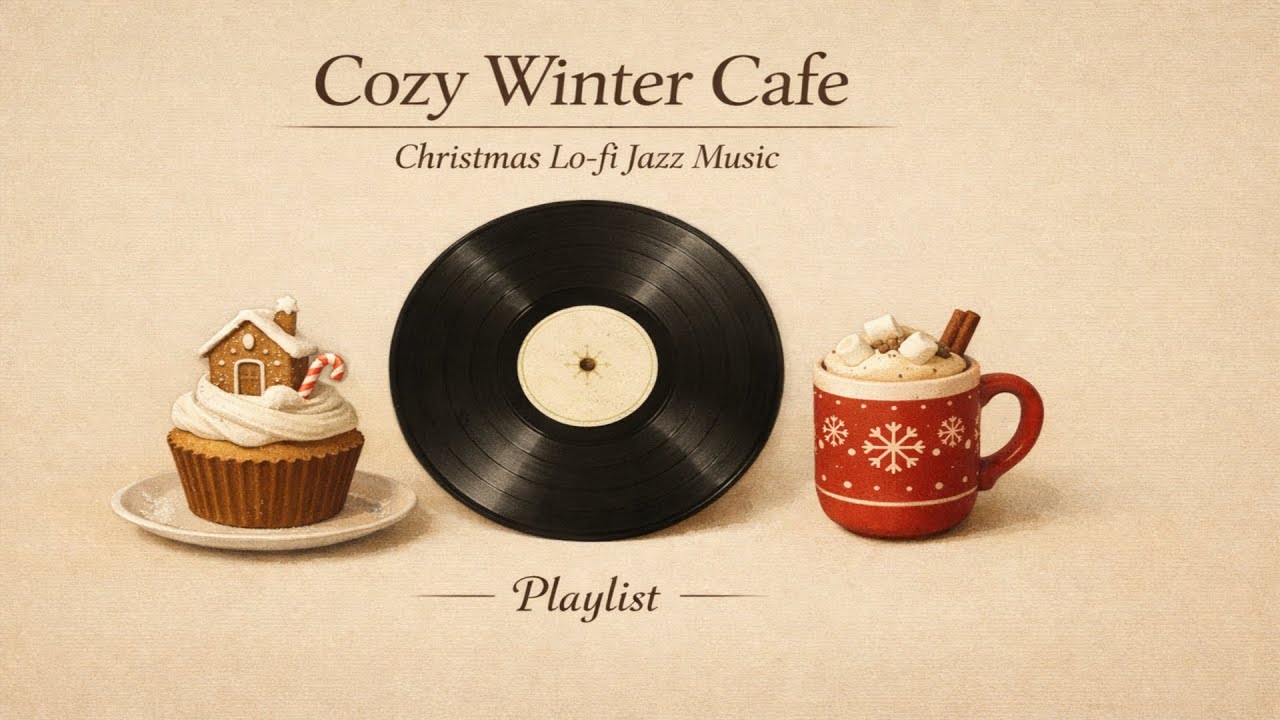 𝐏𝐥𝐚𝐲𝐥𝐢𝐬𝐭 🎧 Cozy Winter Cafe 🎄 A Christmas Lo-fi Jazz Music for Studying & Relaxing ☕📚