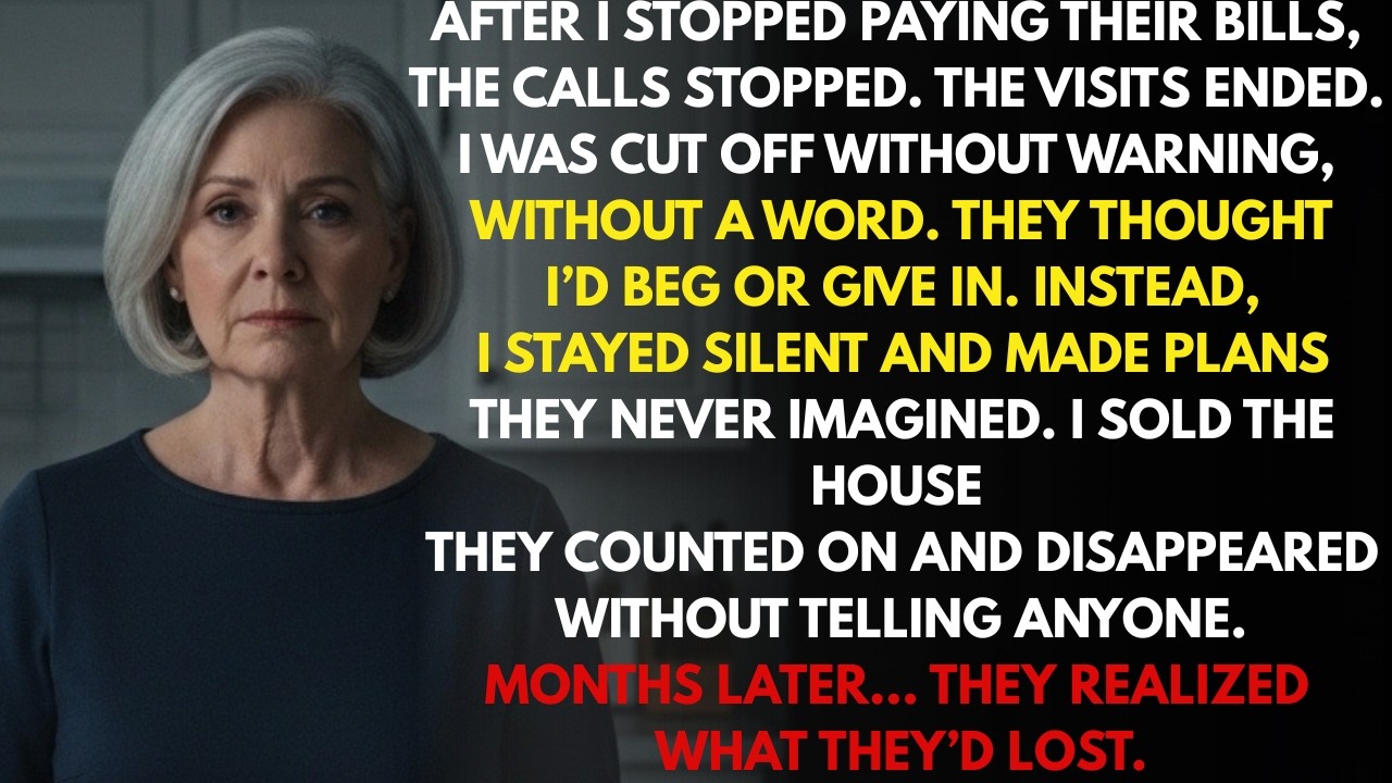 After I Stopped Paying Their Bills, My Family Cut Me Off, So I Made a Choice They Didn’t Expect