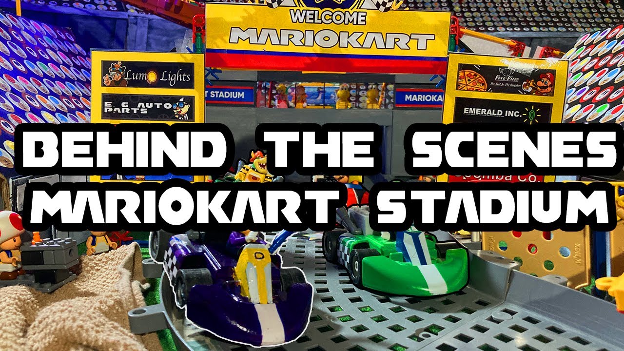 Behind the Scenes: Knex Mario Kart Stadium!