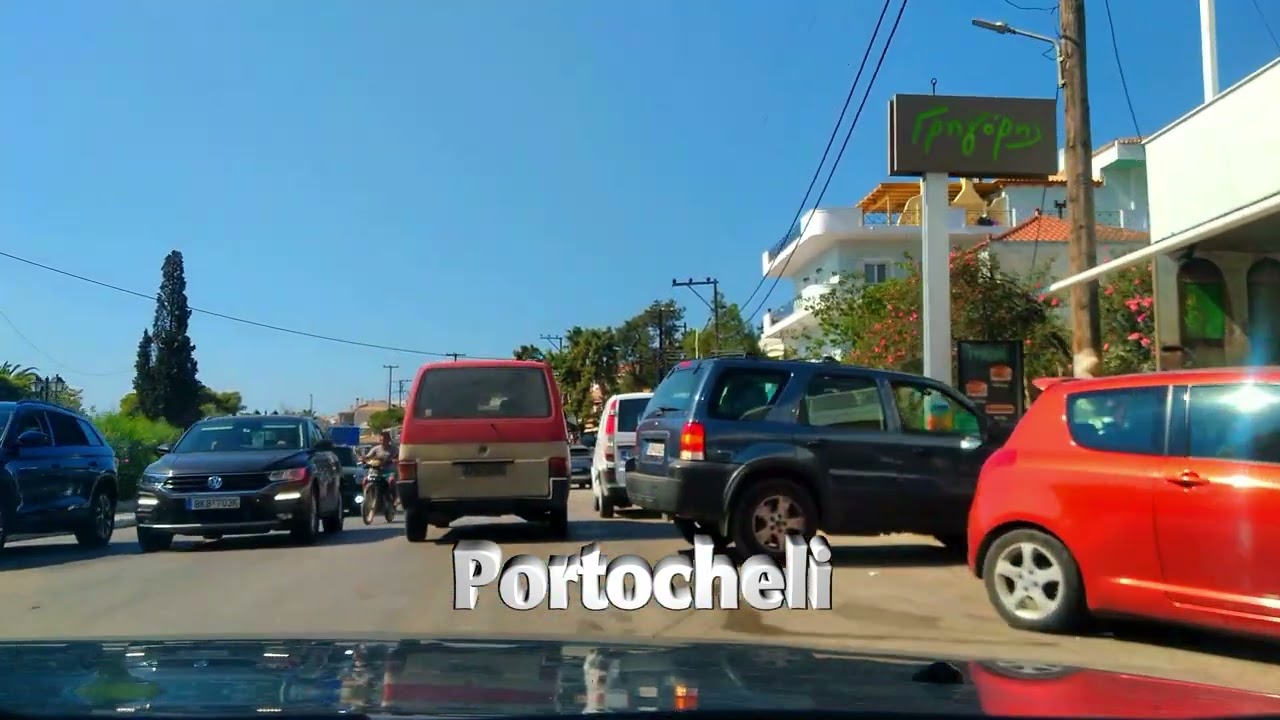Driving in Greece, Kranidi - Portocheli - Kosta