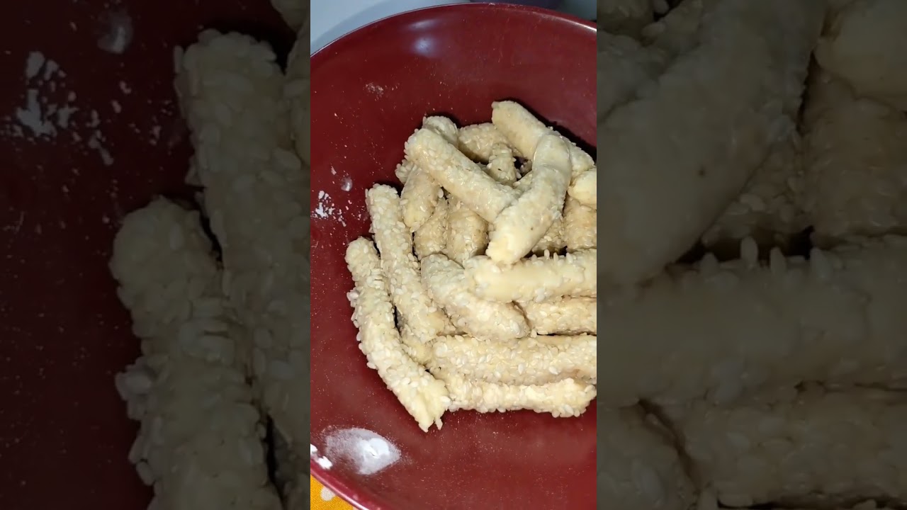 Kue keciput wijen untuk isian toples lebaran 