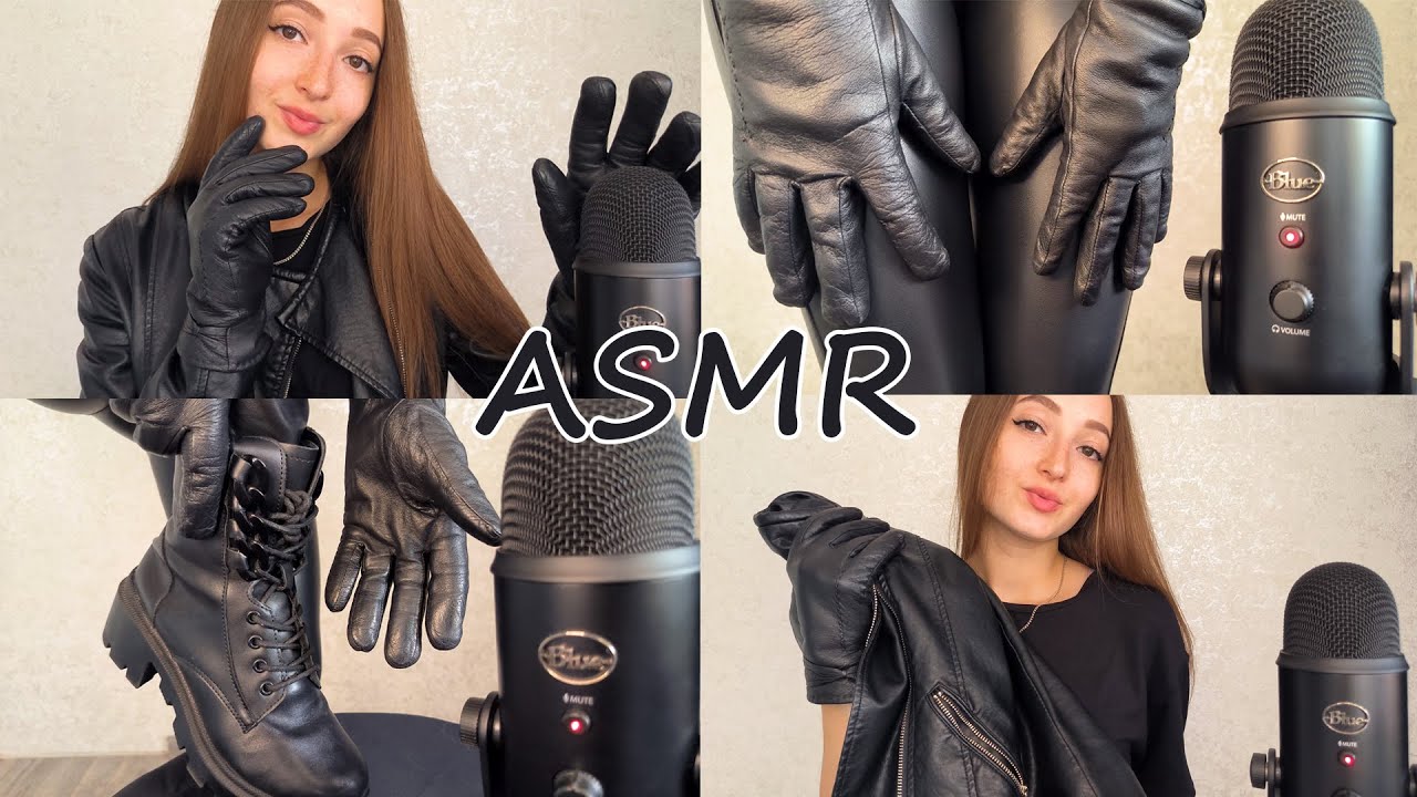 ASMR | ALL LEATHER TRIGGERS  | Relax Leather Gloves SOUNDS
