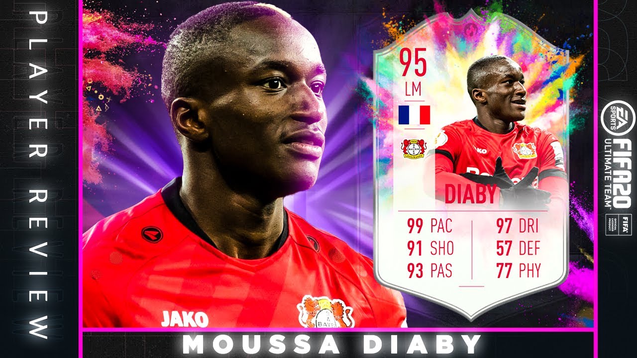 MOUSSA DIABY 95 UPGRADED SUMMER HEAT PLAYER REVIEW! IS HE GOOD ENOUGH? FIFA 20