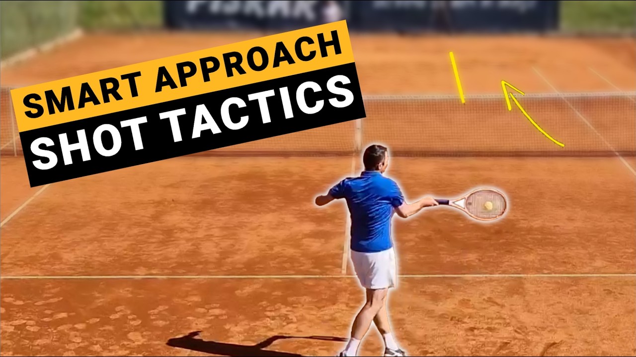 How To Approach The Net In Tennis - Cross vs Down The Line