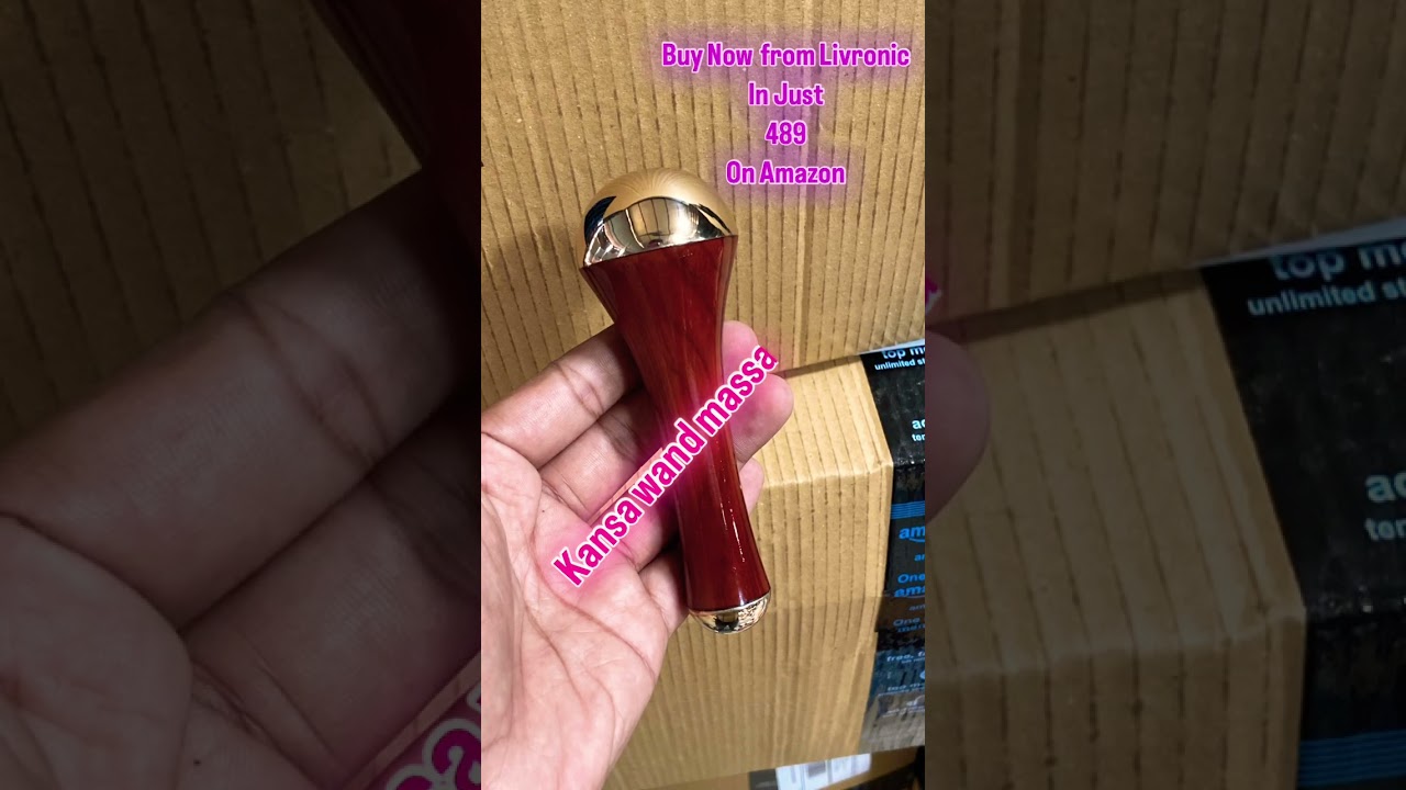Kansa wand massager #livronic #footmassage #facemassage #bronze