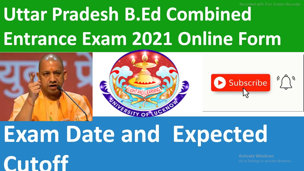 UP BED 2021 EXAM DATE AND EXPECTED CUTOFF / UPBED 2021