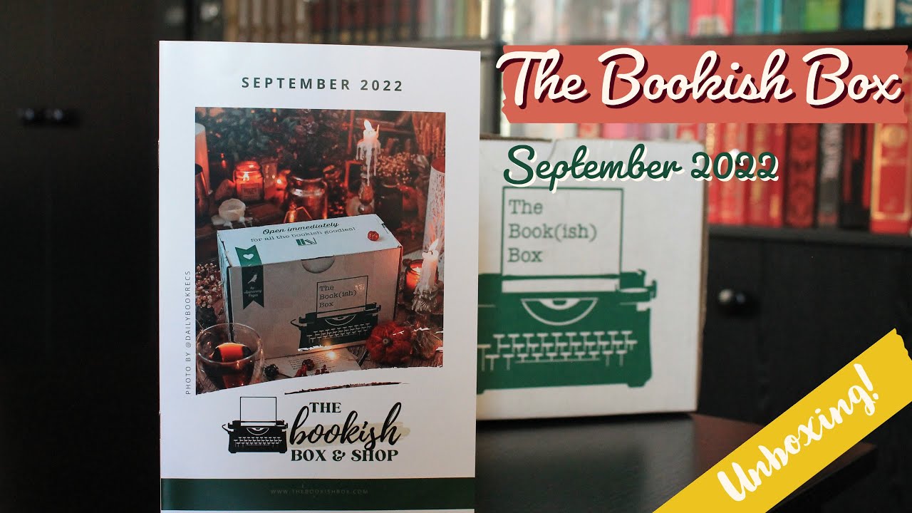 The Bookish Box Adult September 2022 Unboxing