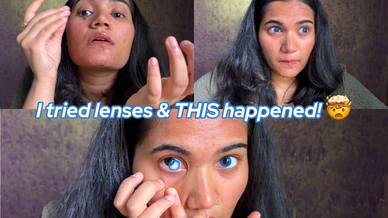 Trying contact lenses for the first time | My experience & tips for beginners! 👁️