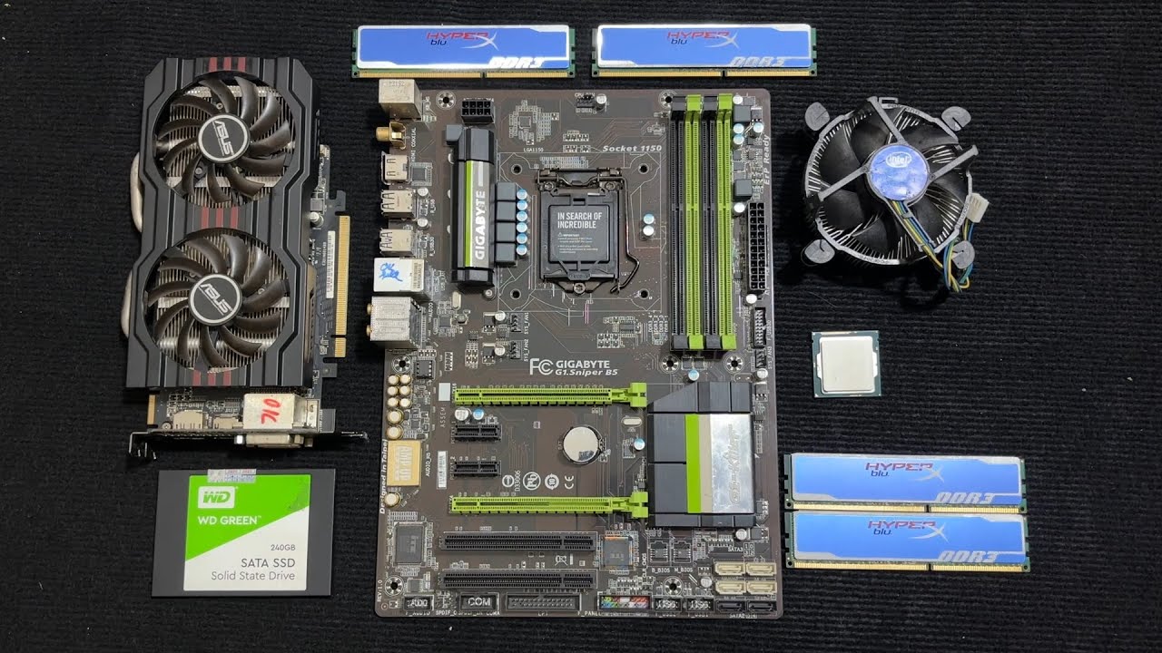 I5 4570 + GTX 960 Low Budget Gaming PC Build
