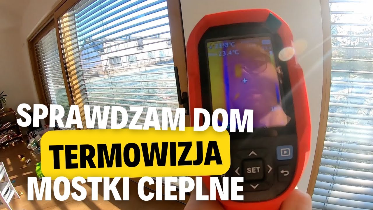 254. Mostki cieplne w naszym domu. Sprawdzam kamerą termowizyjną w zimę #systemgospodarczy