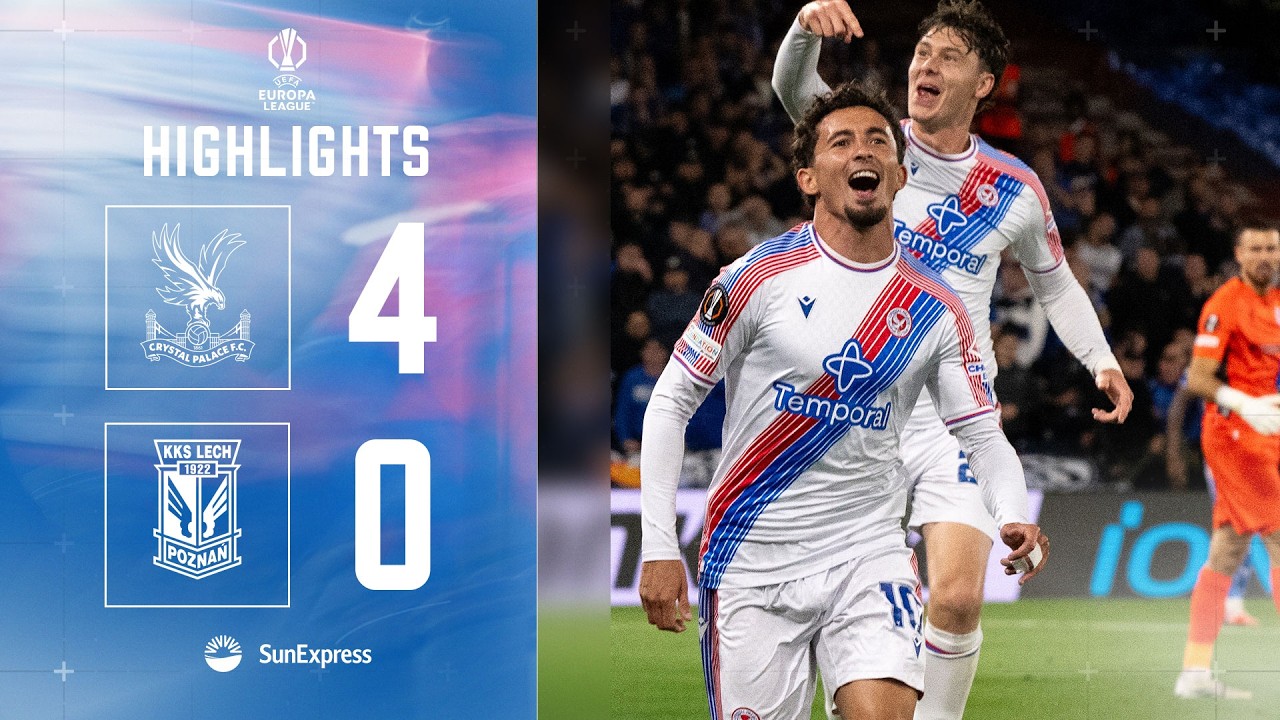 EAGLES BIGGEST EUROPEAN WIN | Crystal Palace 4-0 Lech Poznań | UEFA Europa League