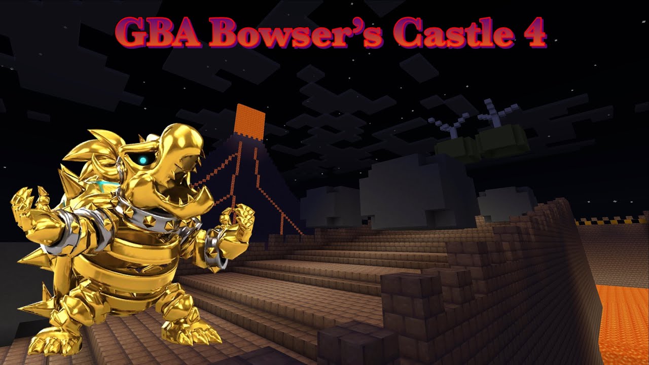 Mario Kart Minecraft - GBA Bowser’s Castle 4 (Mario Kart Tour Version)