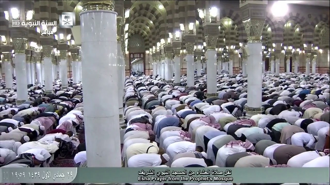 صلاة المغرب للشيخ حسين آل الشيخ اليوم الخميس 29 جمادى الأول 1439 - المسجد النبوي