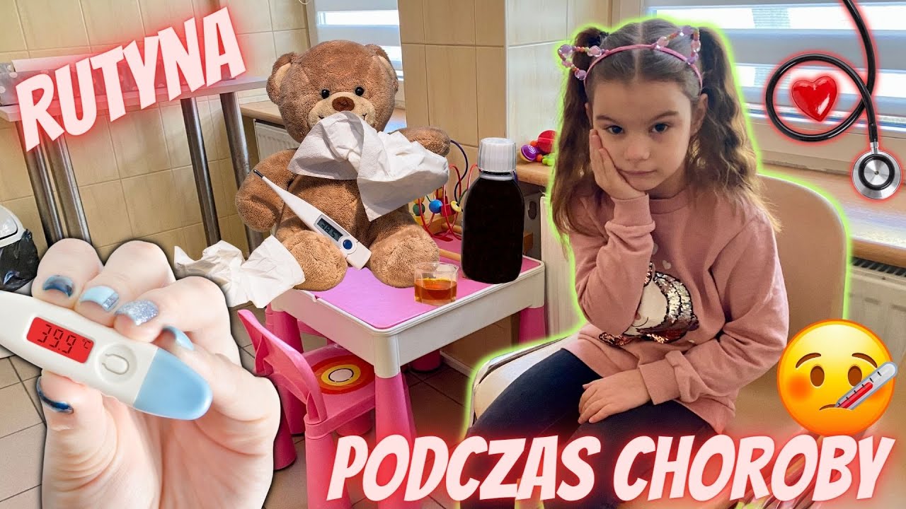 Oliwię dopadło choróbsko🤒💖 Idziemy do lekarza🩺 Śmieszne pozdrowienia ze stopą🦶🤣