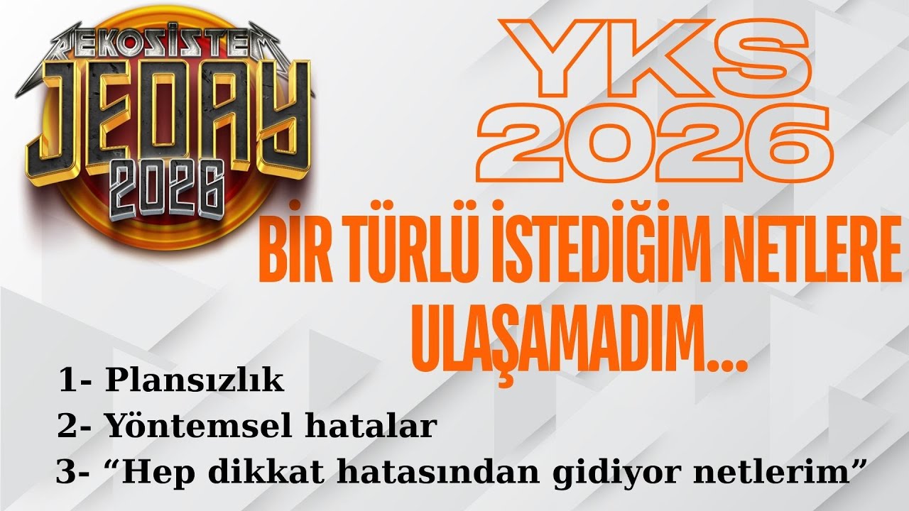 YKS 2026 İÇİN 