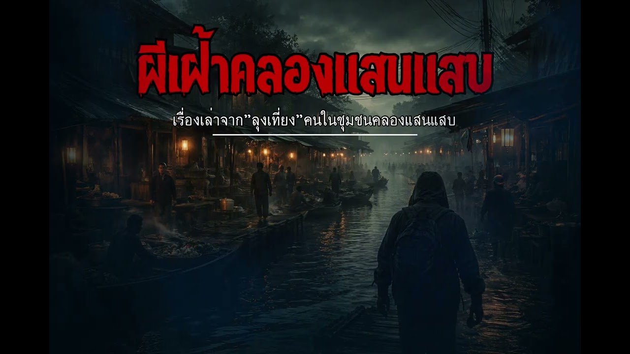 ผีเฝ้าคลองแสนแสบ #horror #เรื่องเล่า #ghost #เล่าเรื่องผี #เล่าเรื่องหลอน #horrorstories #history 
