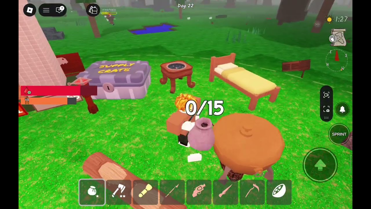 GUESS...HOW MANY NIGHTS I CAN SURVIVE....#99nightintheforest #99nights #roblox 