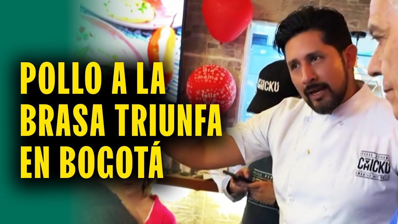 Chef peruano conquista Bogot&aacute; con el pollo a la brasa: 