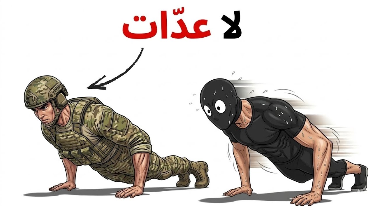 ليش تتمرن وما يتغير جسمك؟ سر القوة الحقيقي (5 تمارين ما يقولونها في الجيم بدون أوزان!)