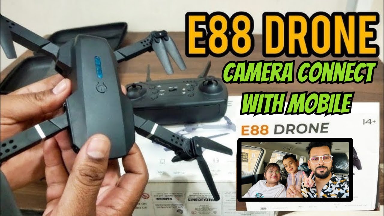 How to Connect E88 pro drone to phone | How to fly e88 drone with phone, Nitin Selfmade