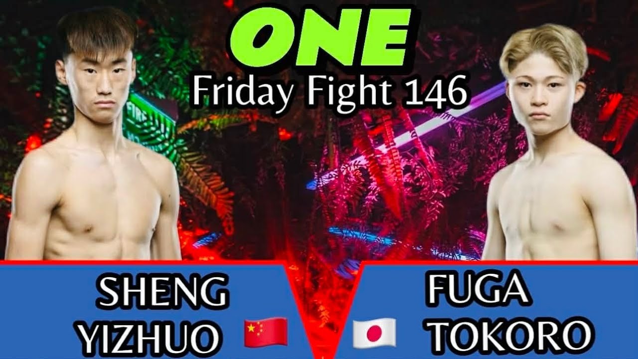 SHENG YIZHUO 🇨🇳 Vs 🇯🇵 FUGA TOKORO (ONE Friday  Fight 146) #kickboxing 