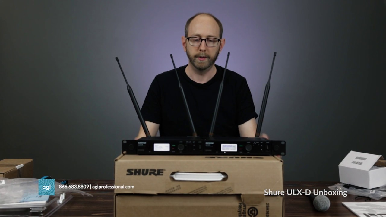 UNBOXING - SHURE ULX-D