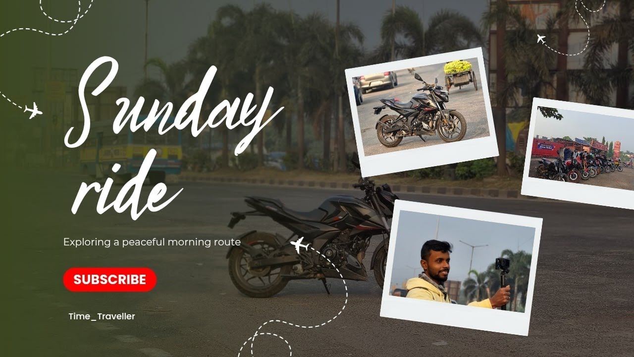 Sunday Morning Ride with Friends | Peaceful Road, Tea & Pure Vibes | TimeTraveler
