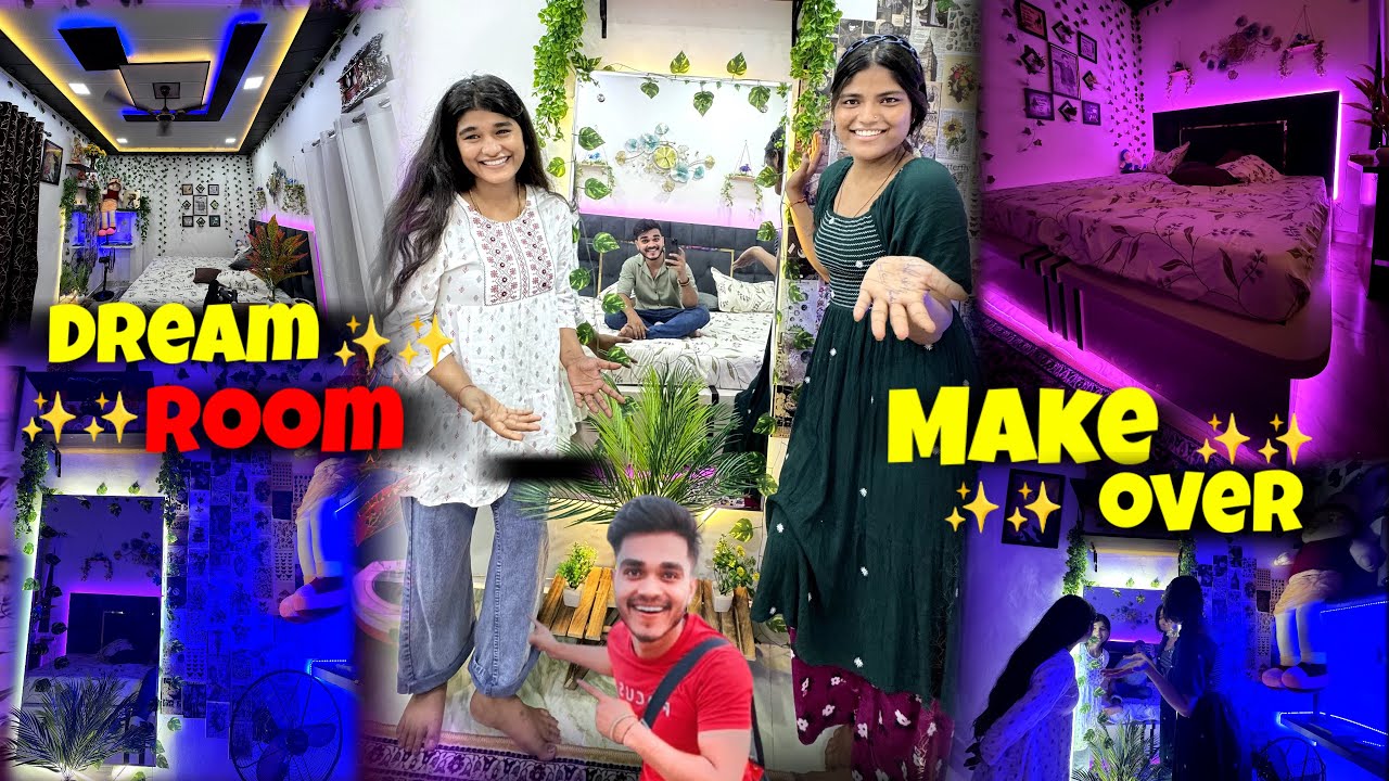 Dream room makeover 🌱🤩 @dheerajkevlogs
