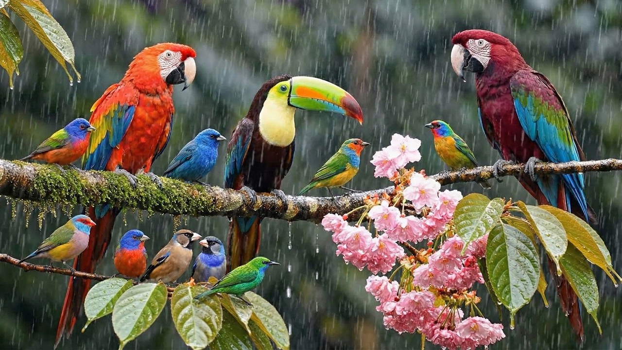 Sacred Rainforest Birds 🌧️🕊️ Healing Ambience for the Soul