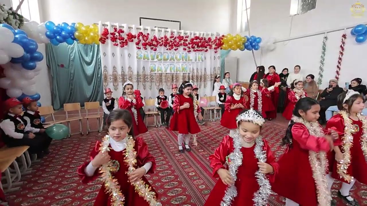 43-maktab 1 b sinf savodhonlik bayrami