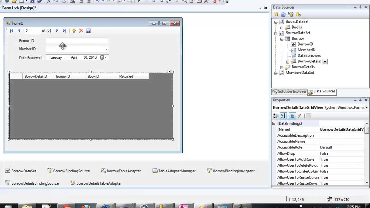 VB.NET Master/Detail Windows Form