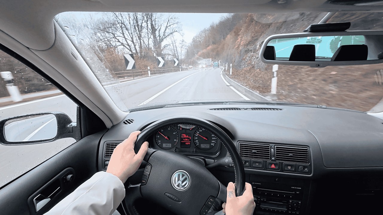 Fuel Stop & Short POV Drive | 2003 VW Golf IV 1.9 TDI 4Motion (ARL)