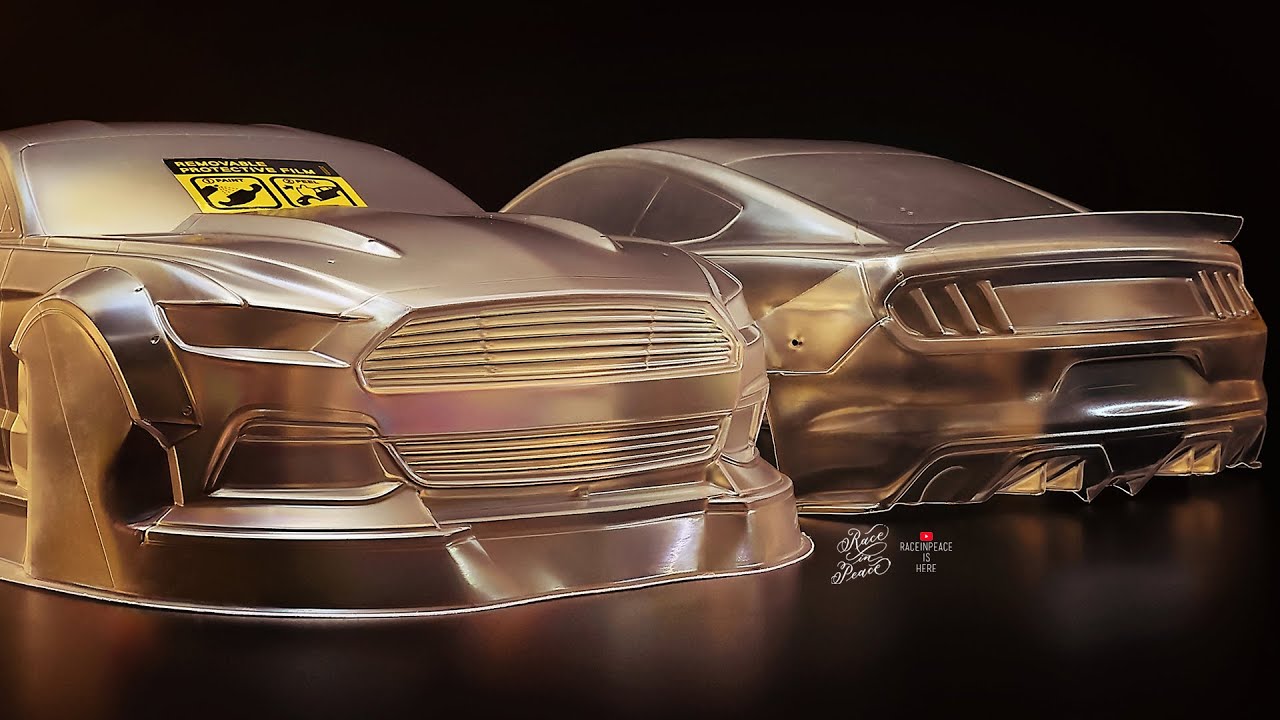 Ford Mustang RTR Spec 5 2015 (HPI) & Mustang LibertyWalk 2021 (MST) RC Cars Body Shell Detailing